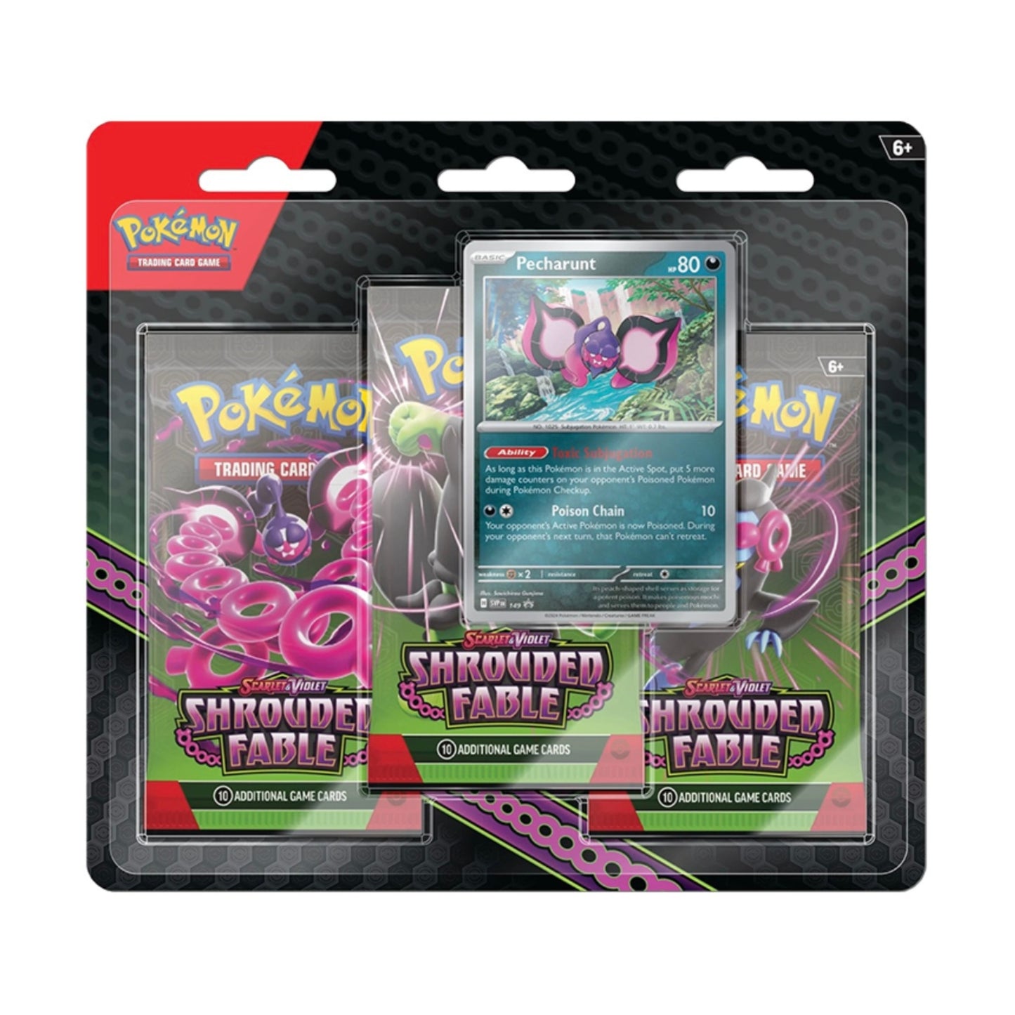 Pokémon SV6.5 Shrouded Fable 3-Pack Blister EN