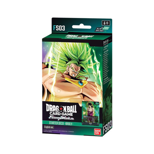 Dragon Ball Card Game Fusion World 01 Broly Starter Deck FS03 EN (Reprint)
