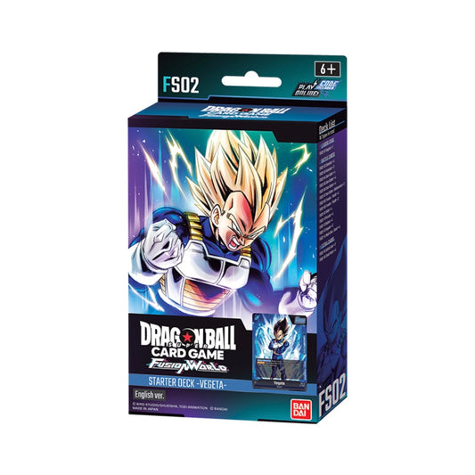 Dragon Ball Card Game Fusion World 01 Vegeta Starter Deck FS02 EN (Reprint)